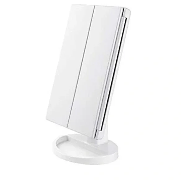 Trifold LED Makeup Mirror With dimmer and usb, Brand New in Box! Taking offers!!